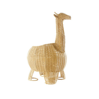 Giraffe Washable Wicker Floor Basket
