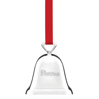 Ringing in The Season Christmas Bell Silver-Plated Ornament