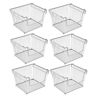 Stackable Storage Organizers, Pack of 6