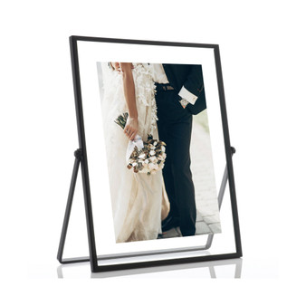 Metal Easel Float Picture Frame, 5" x 7"