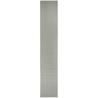 Courtyard Aqua and Cream 2'4" x 12' Sisal Weave Runner Outdoor Area Rug