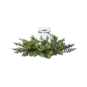19" Eucalyptus Candelabrum