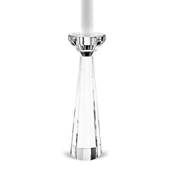 Park Avenue Faceted 8.5 Inch Candle Holders - Set of 2