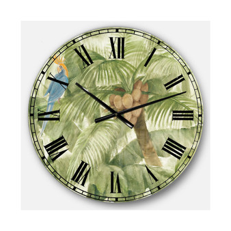Traditional Oversized Metal Wall Clock