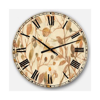 Lake House Oversized Metal Wall Clock