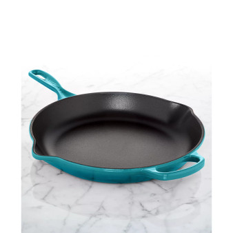 11.75" Enameled Cast Iron Skillet with Helper Handle