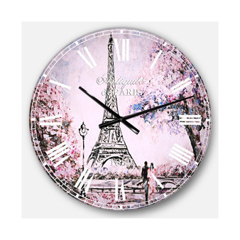 Vintage Oversized Metal Wall Clock