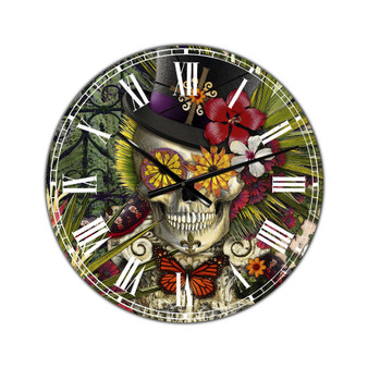 Baron in Bloom Oversized Modern Wall Clock - 36" x 28" x 1"