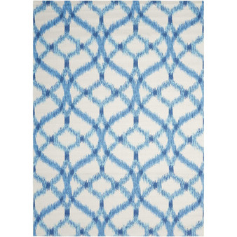 Shady Brights SHA05 Ocean 7'9" x 7'9" Square Outdoor Area Rug
