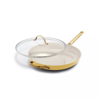 Reserve Healthy Ceramic Nonstick 12" Frypan with Lid