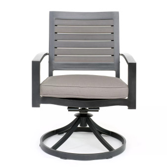 CLOSEOUT! Marlough II Aluminum Outdoor Swivel Rocker, Created for Macy's