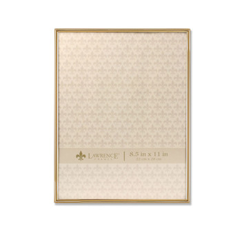 Simply Gold Metal Picture Frame - 8.5" x 11"