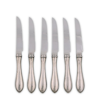 Pewter Wales Steak Knife - Set of 6 Knives