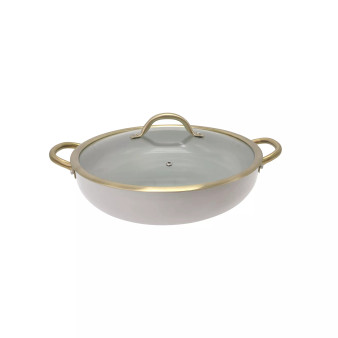 Nonstick Aluminum 12" Everyday Pan with Lid