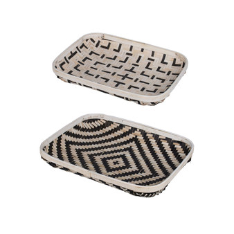 Organic Elements Geometric Wash Trays, Set of 2
