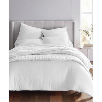 Solid Reversible Cotton Tencel 3-Pc. Comforter Set, Full/Queen, Created for Macy's