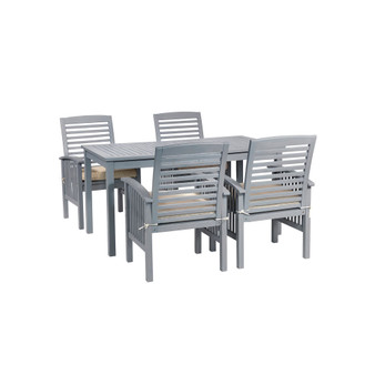 5 Piece Simple Outdoor Patio Dining Set