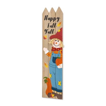 41.75" H Fall Wood Scarecrow Porch Decor