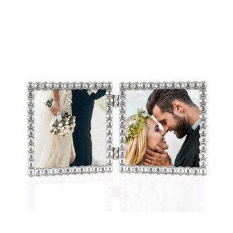 Metal Sparkle Double Frame , 4" x 4"
