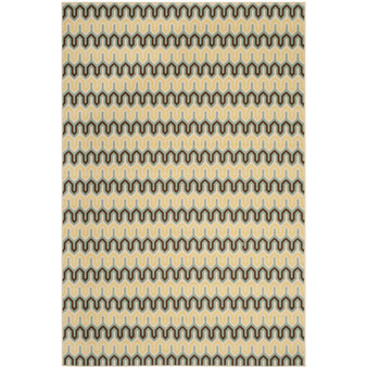 Hampton Light Blue and Green 8' x 11' Outdoor Area Rug