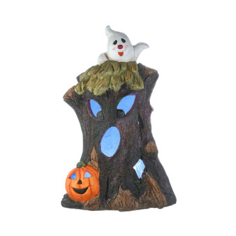 18" Haunted Tree Trunk with LED Light