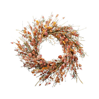 22" Autumn Wild Flowers Wreath