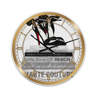 Fashionista Reads 3 Oversized Fashion Wall Clock - 36" x 28" x 1"