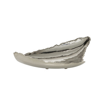 by Cosmopolitan Silver Aluminum Contemporary Tray, 5 " x 16 " x 11 "