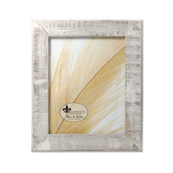 Distressed Gray Wood with White Wash Picture Frame - 8" x 10"