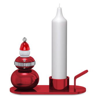 Holiday Cheers Santa Claus Candle Holder