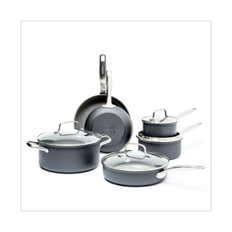 Chatham Ceramic Non-Stick Cookware Set, 10 Piece