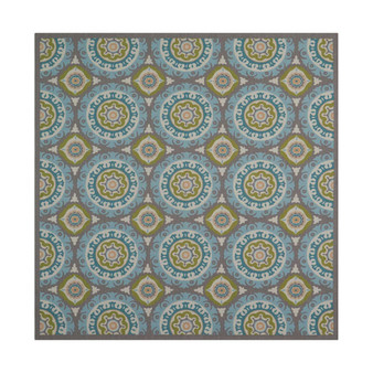 Shady Brights SHA16 Jade 8'6" x 8'6" Square Outdoor Area Rug