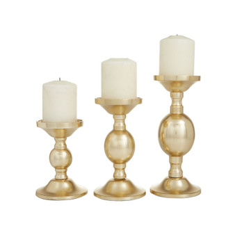 Transitional Candle Holders, Set of 3