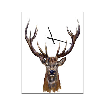 Designart Oversized Animal Metal Wall Clock