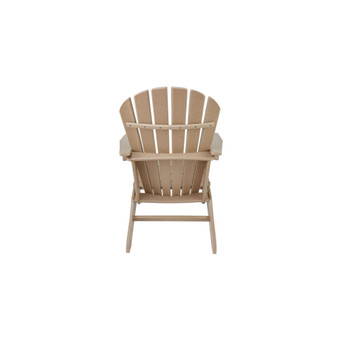 UM HDPE Resin Wood Adirondack Chair - Brown