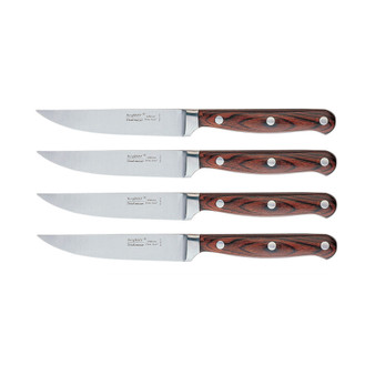 Pakka Wood 4-Pc. Steak Knife Set