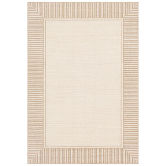 Alfresco ALF-9685 Camel 6' x 9' Area Rug, Indoor/Outdoor