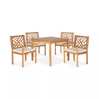 Glendyn Outdoor 5-Pc. Dining Set (1 Dining Table & 4 Chairs)