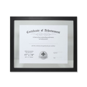 Multi Use Black Float Document Frame - 11" x 14"