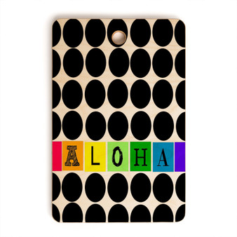 Aloha Dots Rectangle Cutting Board