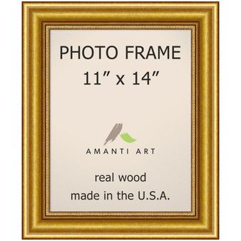 Townhouse Gold 11" X 14" Opening Wall Picture Photo Frame