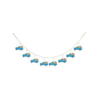 Easter Metal Truck Garland, 6'
