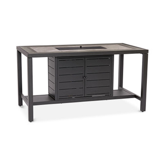 Montreal Outdoor Rectangular Fire Pit, Created for Macy's