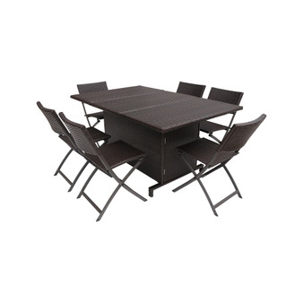 Maldives Outdoor 7pc Dining Set