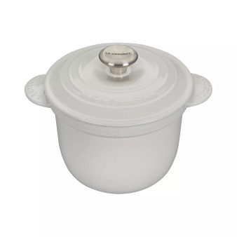 2.25 Quart Enameled Cast Iron Rice Pot with Lid