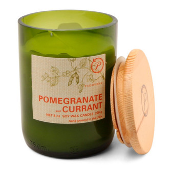 Eco Green Glass Candle - Pomegranate & Currant, 8-oz.