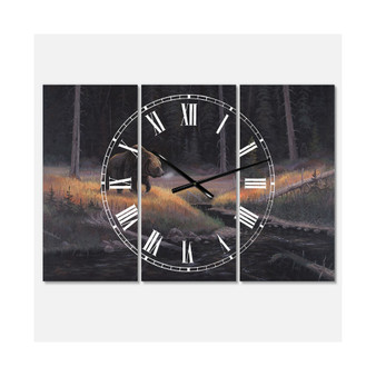 the Guardian Large Traditional 3 Panels Wall Clock - 23" x 23" x 1"