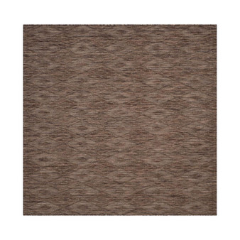 Courtyard Brown 6'7" x 6'7" Sisal Weave Square Outdoor Area Rug