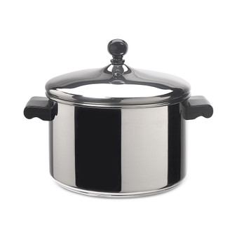 Classic Series Stainless Steel 4-Qt. Saucepot & Lid