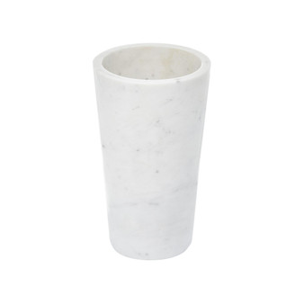 2-in-1 Marble Candle Holder Flower Vase, 3.9" D x 6.9" H
